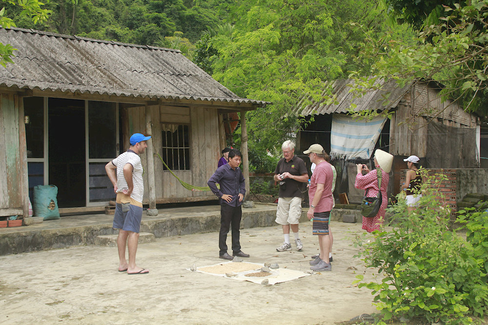 Visitors hear stories about the daily life of local people 